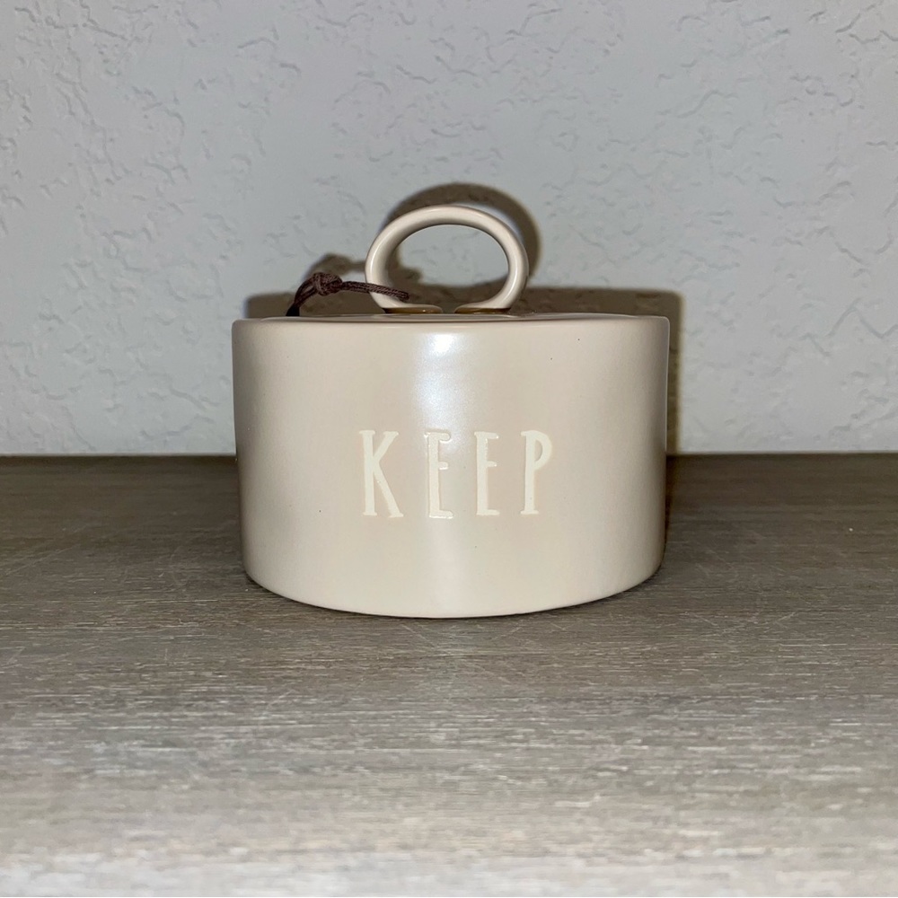 RAE Dunn Studio KEEP Baby Canister